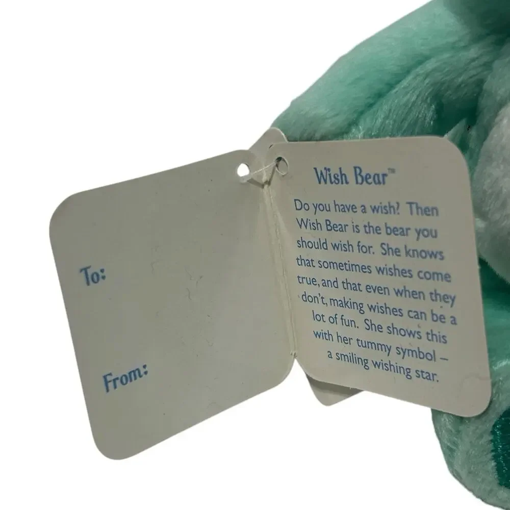 Care Bears Wish a Lot Bear Plush Blue Shooting Stars Stuffed Animal brand new